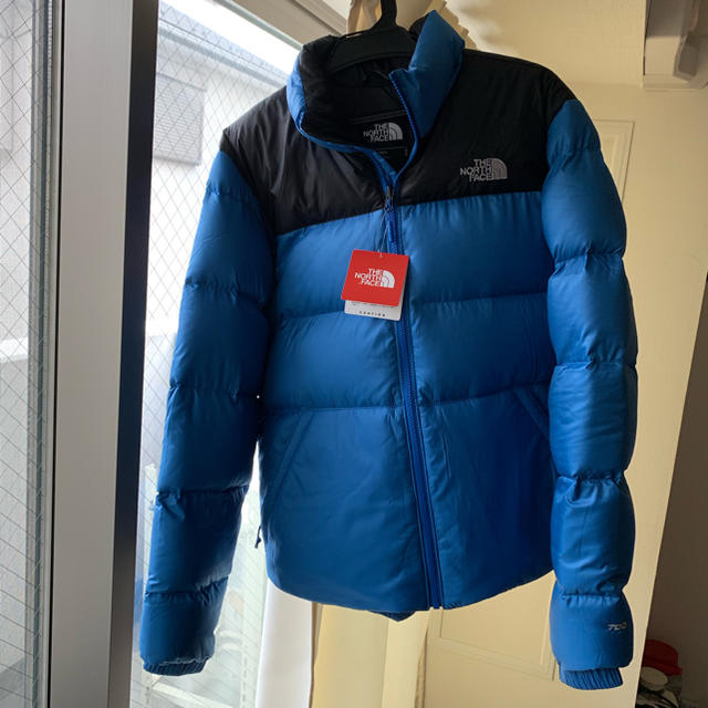 THE NORTH FACE(ザノースフェイス)の「こち亀様専用」 ザ・ ノースフェイス ヌプシ ダウンジャケットS青色 メンズのジャケット/アウター(ダウンジャケット)の商品写真