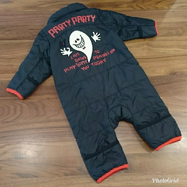 PARTYPARTY(パーティーパーティー)のジャンプスーツ カバーオール 80 キッズ/ベビー/マタニティのベビー服(~85cm)(ジャケット/コート)の商品写真