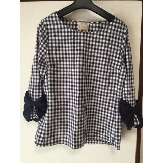 トッコ(tocco)のtocco closet  ギンガムチェックカットソー♡(カットソー(長袖/七分))