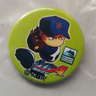 イヤのA　甲子園　パワプロコラボ　缶バッジ　金丸(バッジ/ピンバッジ)