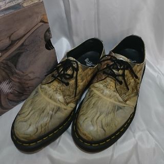 ドクターマーチン(Dr.Martens)の美品★ドクターマーチン×テートブリテン 厚底 CORE PRINT1461マルチ(ドレス/ビジネス)