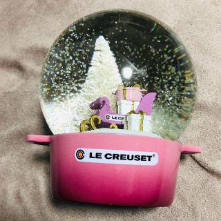 ルクルーゼ(LE CREUSET)の【限定 レア】ルクルーゼ スノードーム ベリー クリスマス 2018 送料無料(食器)