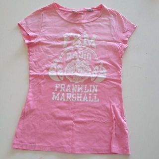 フランクリンアンドマーシャル(FRANKLIN&MARSHALL)のフランクリンマーシャル Sサイズ ピンク(Tシャツ(半袖/袖なし))