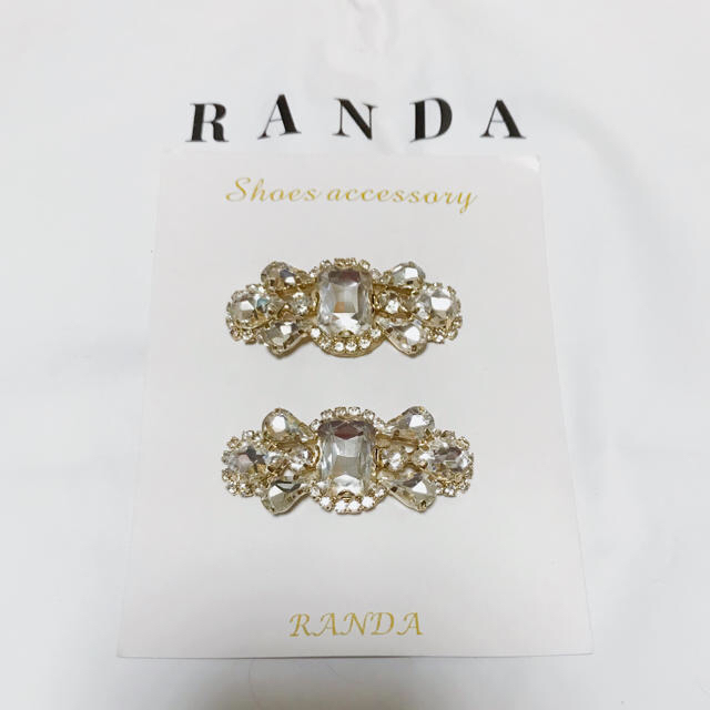 RANDA(ランダ)の【専用】ランダ ビジューシューズクリップ レディースの靴/シューズ(その他)の商品写真