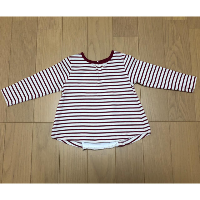 長袖 90cm キッズ/ベビー/マタニティのキッズ服女の子用(90cm~)(Tシャツ/カットソー)の商品写真