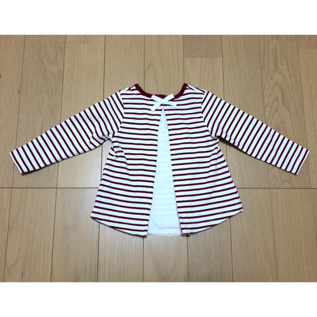 長袖 90cm キッズ/ベビー/マタニティのキッズ服女の子用(90cm~)(Tシャツ/カットソー)の商品写真