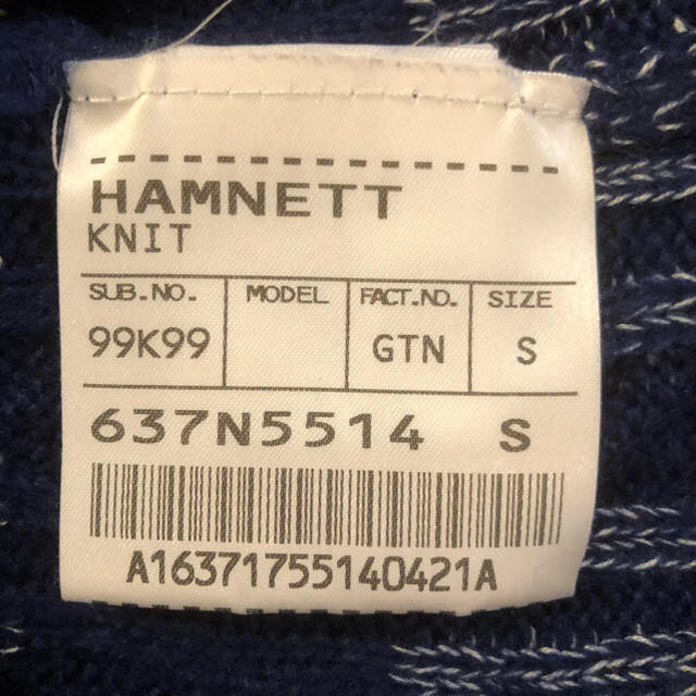 HAMNETT(ハムネット)のHAMNETT メンズ セーター ニット メンズのトップス(ニット/セーター)の商品写真