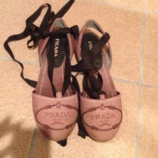 プラダ(PRADA)のプラダ ミュウミュウ バレーシューズ(サンダル)