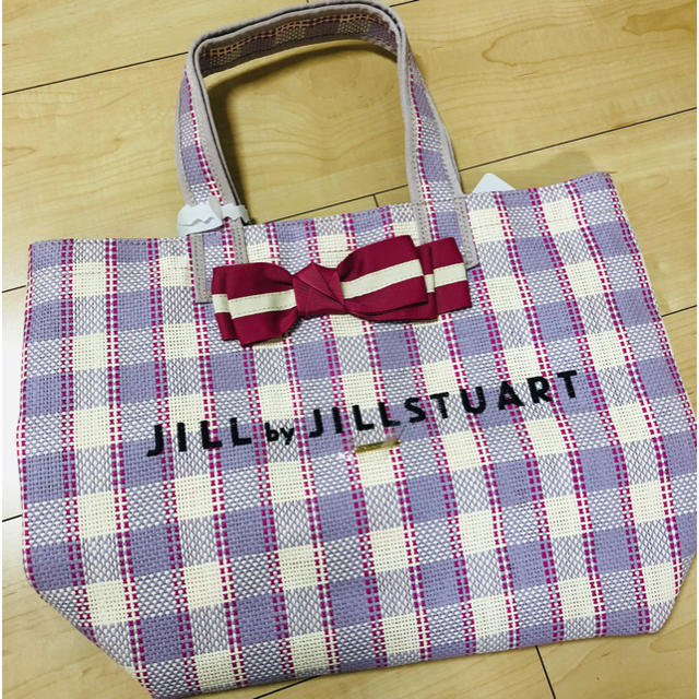 JILL STUART  チェックトートバッグ