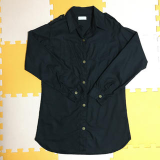 アナップミンピ(anap mimpi)のロングシャツ ブラック 黒 M ANAP アナップミンピ(シャツ/ブラウス(長袖/七分))