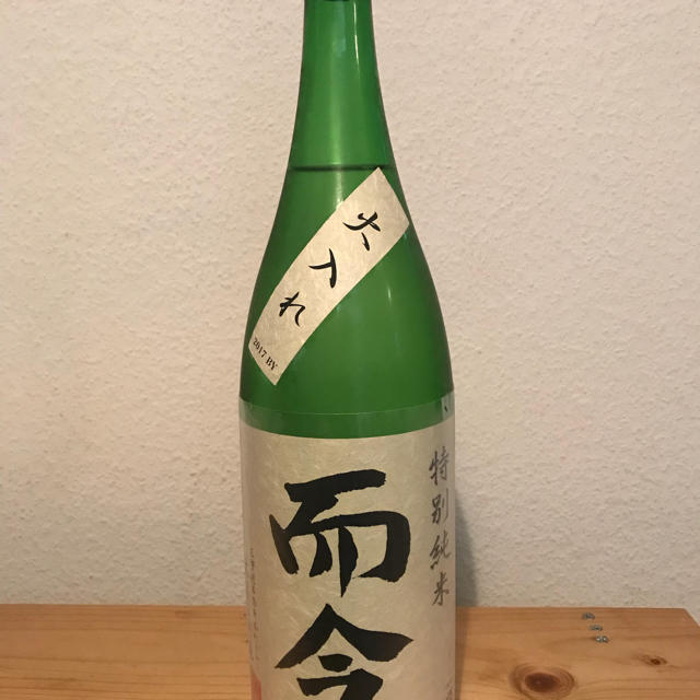 日本酒　而今　特別純米　火入れ　1800ml 2018年7月製造 食品/飲料/酒の酒(日本酒)の商品写真