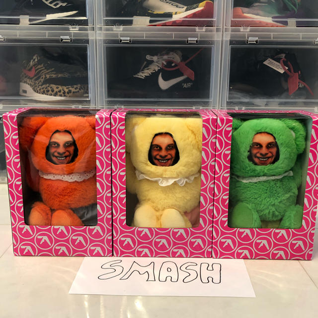 Aphex twin『Donkey Rhubarb』テディ 三個セットの通販 by Aphex twin『Donkey Rhubarb』テディ 三個セットの通販 by
