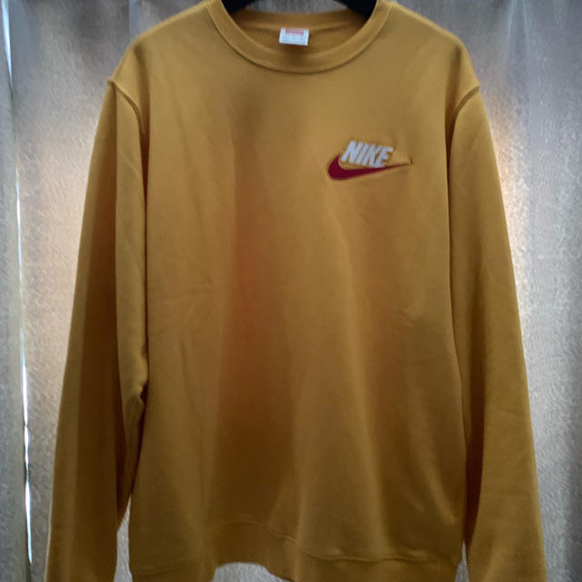 supreme nike ロンtee イエロー Lサイズ