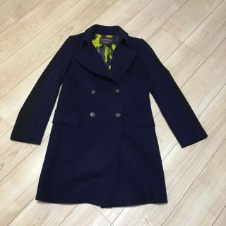 美品！　Paul Smith BLACK  ロングコートカシミヤ混 40 カーキ