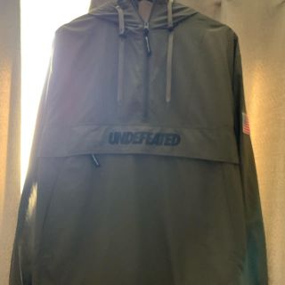 アンディフィーテッド(UNDEFEATED)のアンディーフーテッド ナイロン パーカー オリーブ Lサイズ 新品(ナイロンジャケット)