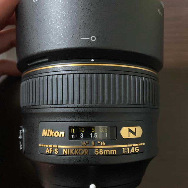 最旬ダウン AF-S 単焦点レンズ Nikon - Nikon Nikkor f/1.4G 58mm レンズ(単焦点)