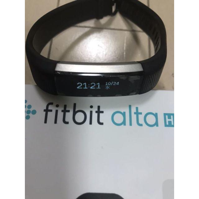 Fitbit AltaHR  Lサイズ ブラック　おまけ付き スポーツ/アウトドアのトレーニング/エクササイズ(その他)の商品写真