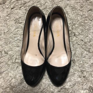 プラダ(PRADA)のプラダ パンプス 黒36.5(ハイヒール/パンプス)