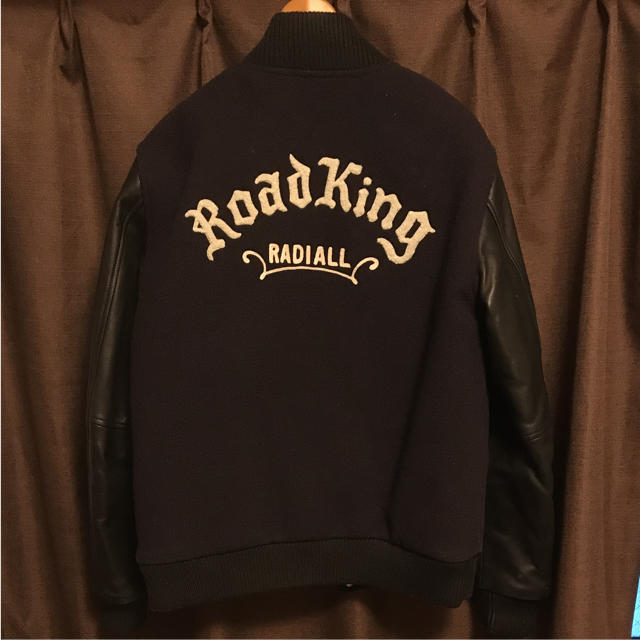 RADIALLスタジャン Road King ダークパープル×ブラック Lサイズ