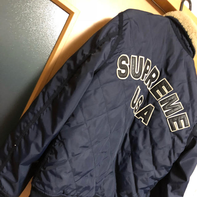 Supreme Quilted Nylon Tanker Jacket S