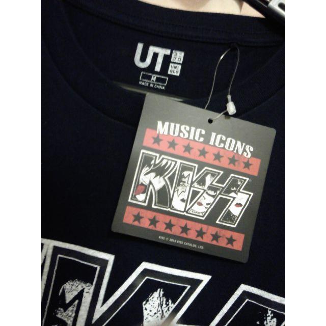 UNIQLO(ユニクロ)の【ユニクロ MUSIC ICONS】KISS Tシャツ(黒)　[未着用] エンタメ/ホビーのタレントグッズ(ミュージシャン)の商品写真