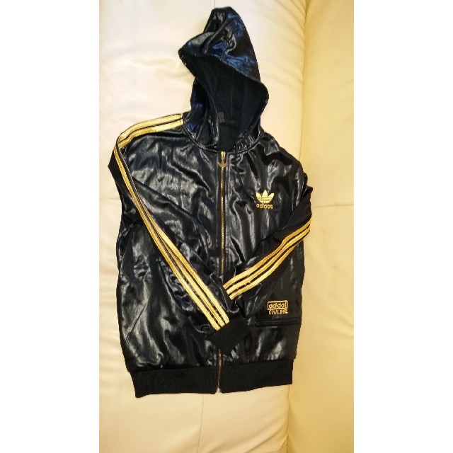 アディダス adidas 黒金上下ジャージ XL chile62 アディダス adidas 黒金上下ジャージ XL chile62