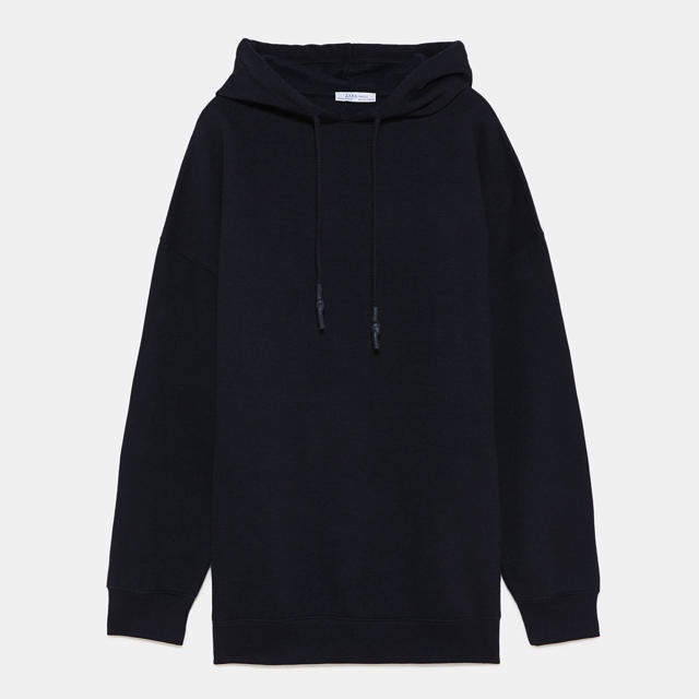 ZARA(ザラ)のZARA/オーバーサイズ仕様ベーシックフーディ M〜L レディースのトップス(トレーナー/スウェット)の商品写真