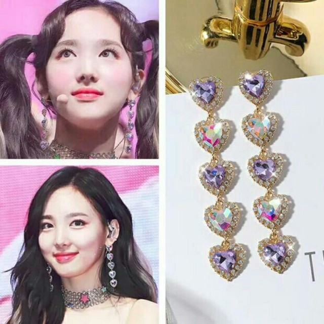 Twice ナヨン サナ ピアス セット ハート かわいい 韓国アイドル 韓流の通販 By まとめ買い超割引 150円 3つ350円 ラクマ