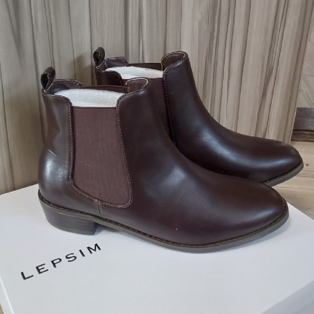 LEPSIM(レプシィム)のレプシィム サイドゴアショートブーツ レディースの靴/シューズ(ブーツ)の商品写真
