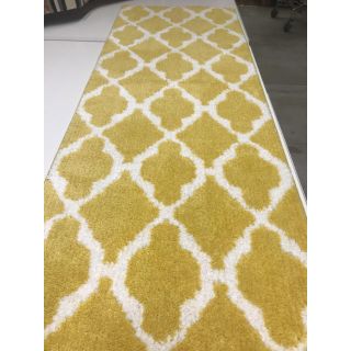 イケア(IKEA)のAUNING アウニング キッチンマット, イエロー, 45x120 cm(キッチンマット)