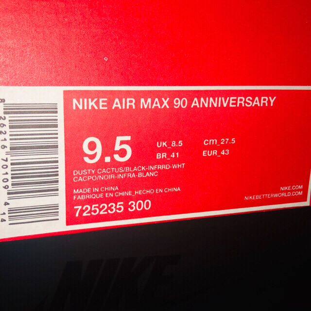 NIKE(ナイキ)の送込27.5‼︎ NIKE AIR MAX90 限定アニバーサリー 青蛇 メンズの靴/シューズ(スニーカー)の商品写真
