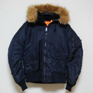 アルファインダストリーズ(ALPHA INDUSTRIES)の【ガタカ様専用】アルファ MA-1 HOODED  【レア品★黒★Lsize】(フライトジャケット)