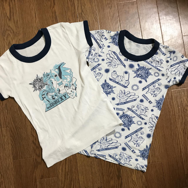 T-ARTS(タカラトミーアーツ)の120 ポケモン 肌着 2枚セット キッズ/ベビー/マタニティのキッズ服男の子用(90cm~)(下着)の商品写真