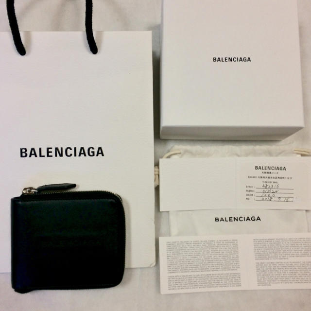Balenciaga(バレンシアガ)のBALENCIAGA バレンシアガ ラウンドファスナー 二つ折財布  メンズのファッション小物(折り財布)の商品写真