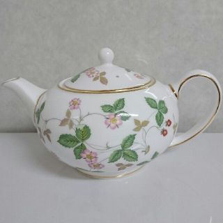 ウェッジウッド(WEDGWOOD)のワイルドストロベリー ティーポット S(テーブル用品)