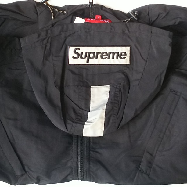 Supreme 2-Tone Zip Up Jacket Black sizeM