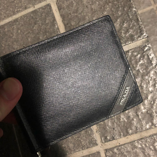 PRADA 財布 マネークリップ折り財布