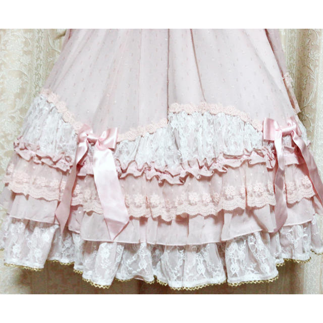 Angelic Pretty(アンジェリックプリティー)のプリティ様☆豪華ワンピースドレス レディースのワンピース(ひざ丈ワンピース)の商品写真