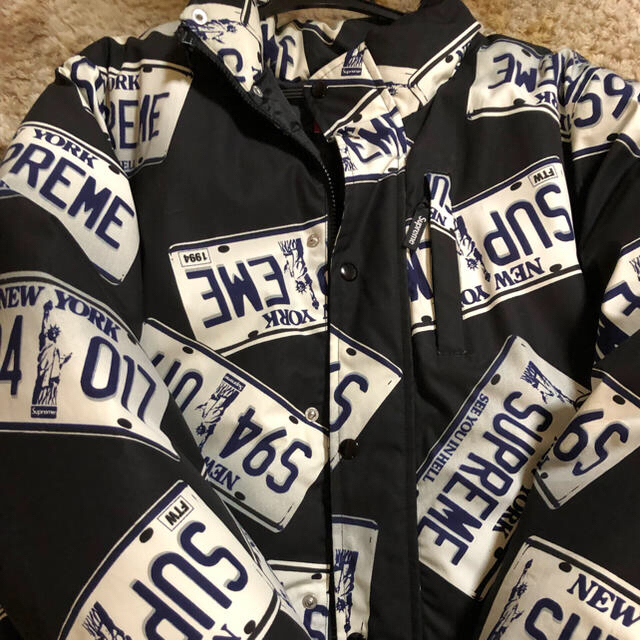 【日本製】 supreme - Supreme License Jacket Puffy Plate ダウンジャケット 【日本製】 supreme - Supreme License Jacket Puffy Plate ダウンジャケット