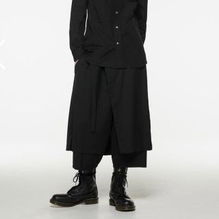 Yohji Yamamoto - GroundY 定番 W/E ギャバ ラップパンツ type1の通販
