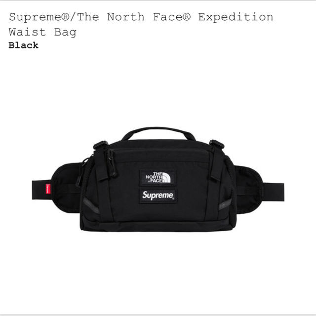 メンズ18fw Supreme The North Face waist bag