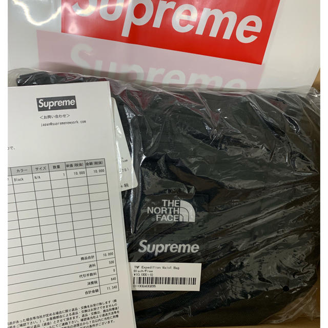 18fw Supreme The North Face waist bag