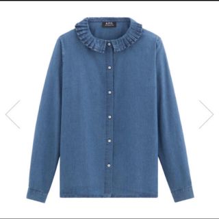 アーペーセー(A.P.C)のAPC フリル襟ブラウス アーペーセー(シャツ/ブラウス(長袖/七分))