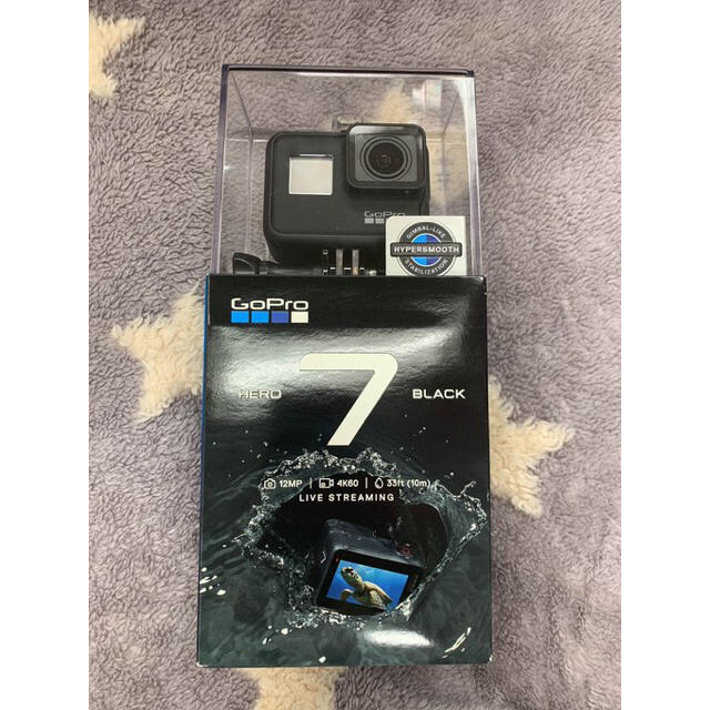 GoPro(ゴープロ)の【新品未使用】GoPro Hero7 Black スマホ/家電/カメラのカメラ(コンパクトデジタルカメラ)の商品写真