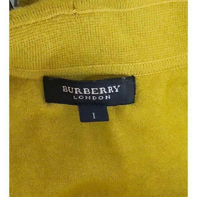 BURBERRY BLACK LABEL(バーバリーブラックレーベル)のAngie様専用バーバリー　セーター　黄色いカーディガン　 レディースのトップス(ニット/セーター)の商品写真