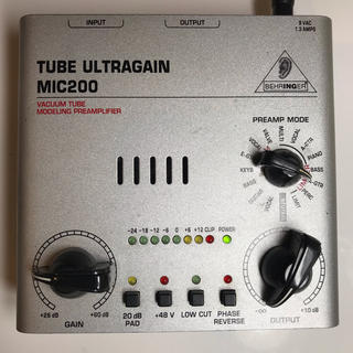 Behringer TUBE ULTTA GAIN MIC200(パワーアンプ)