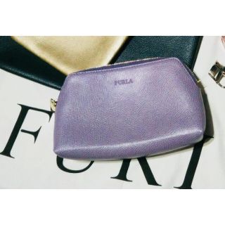 フルラ(Furla)の【お値下げしました♡】フルラ  未使用 パープルポーチ中♡(ポーチ)