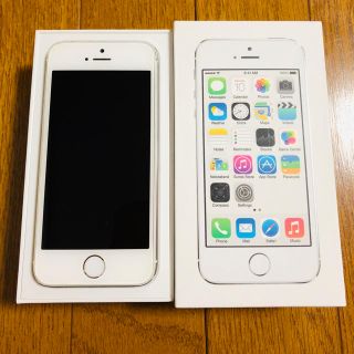 アイフォーン(iPhone)のiPhone5s docomo 16GB　シルバー 利用制限〇 中古 美品(スマートフォン本体)