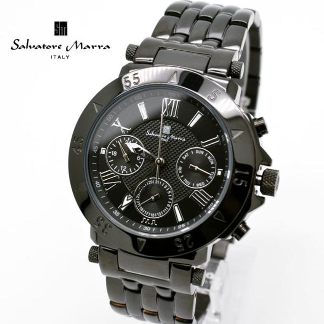 サルバトーレマーラ 時計 メンズ ブラック 黒 人気 モデル ブランド