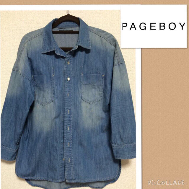 PAGEBOY(ページボーイ)のページボーイ♡デニムシャツ レディースのトップス(シャツ/ブラウス(長袖/七分))の商品写真